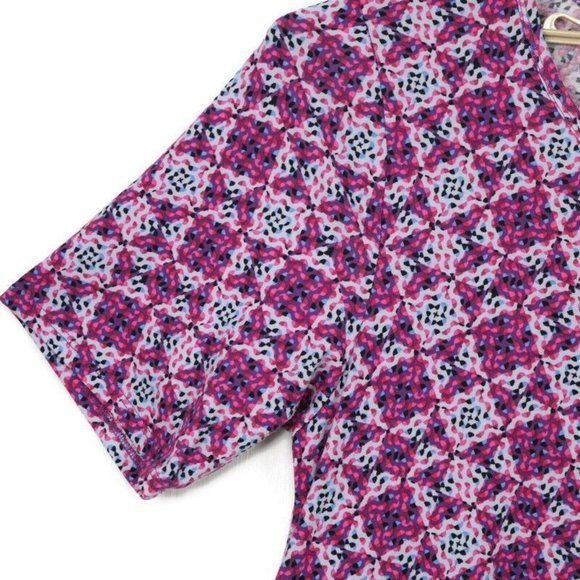 LuLaRoe Perfect T Tee T-Shirt Shirt Tunic Gray Pink Purple XL - Picture 8 of 12